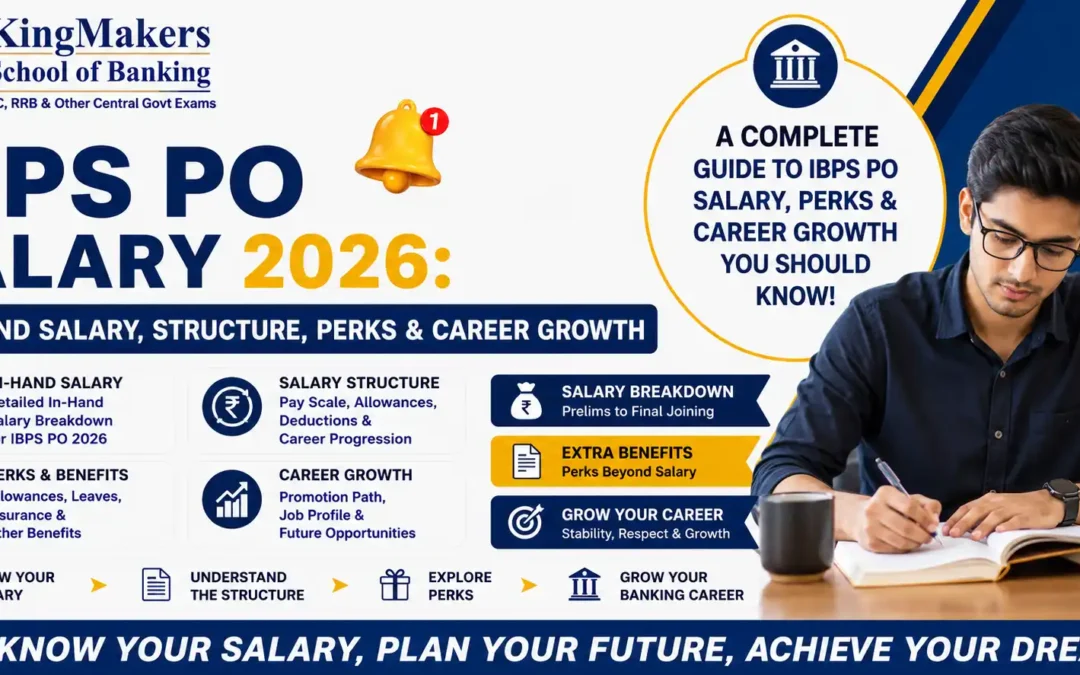 IBPS PO Salary 2026: In-Hand Salary, Structure, Perks & Career Growth