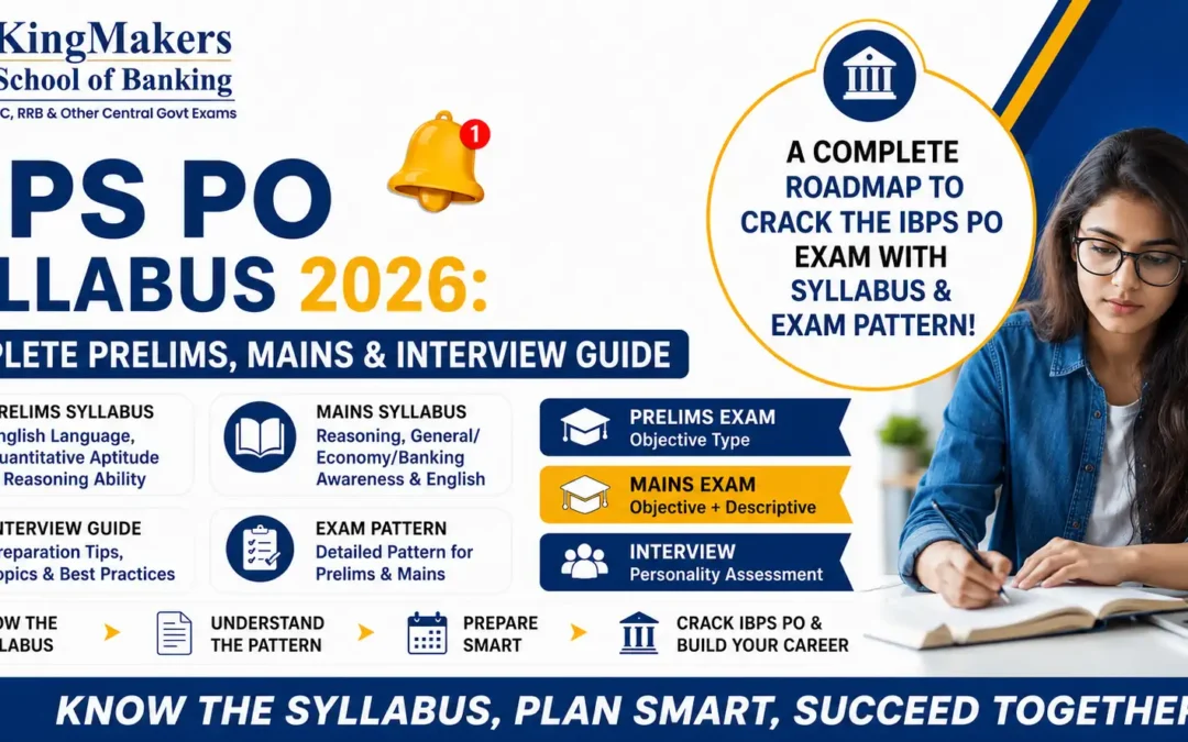 IBPS PO Syllabus 2026: Complete Prelims, Mains and Interview Guide