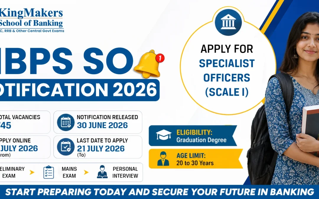 IBPS SO Notification 2026: Apply online, Important Dates, Vacancies & Eligibility