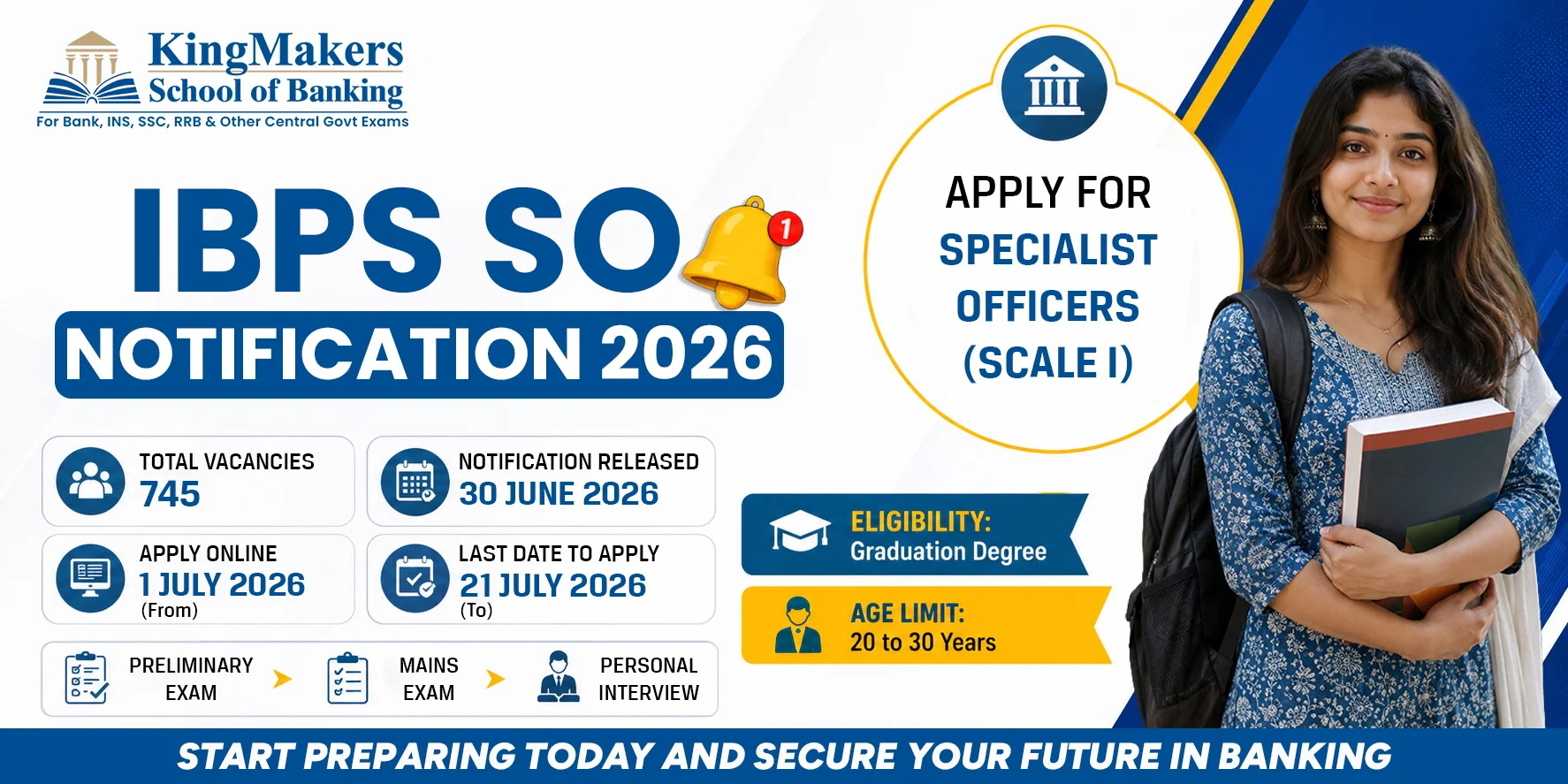 IBPS SO Notification 2026: Apply Online Important Dates, Vacancies, Eligibility & Exam Pattern