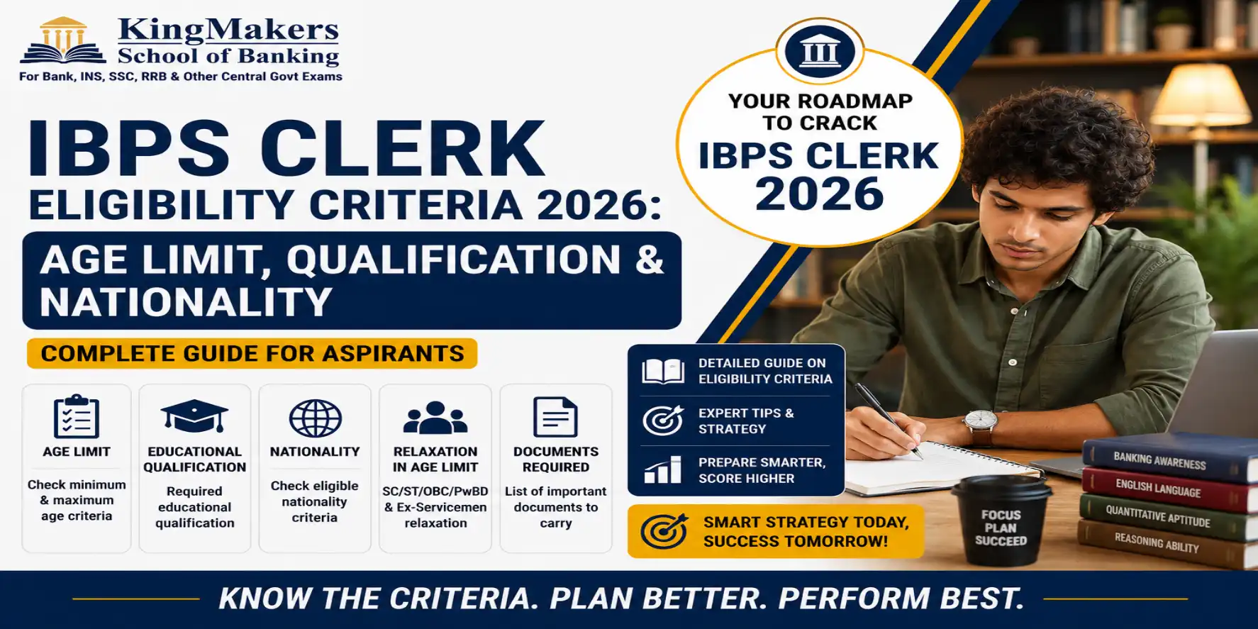 IBPS Clerk Eligibility Criteria 2026: Age Limit, Qualification & Nationality