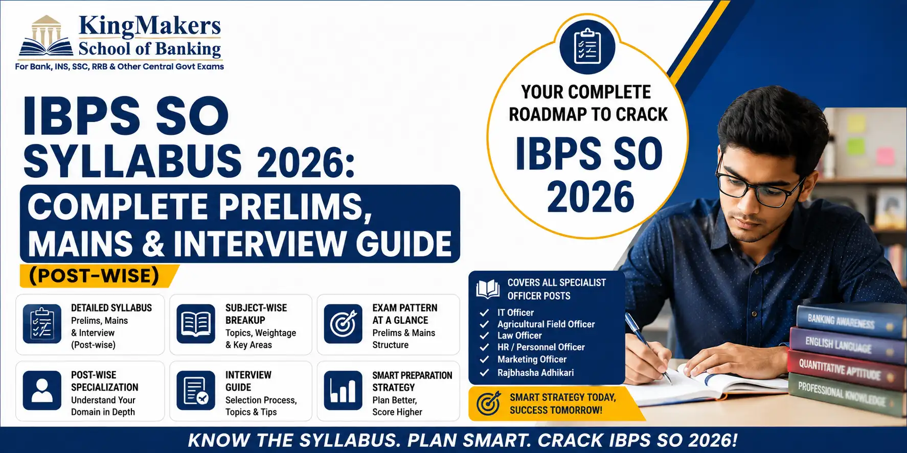 IBPS SO Syllabus 2026: Complete Prelims, Mains & Interview Guide (Post-wise)